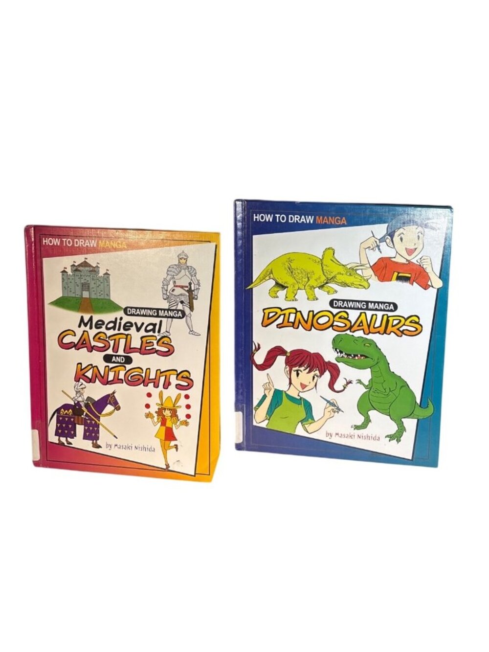 How To Draw Manga Dinosaurs & Medieval Castles & Knights Masaki Nishida Hardcove